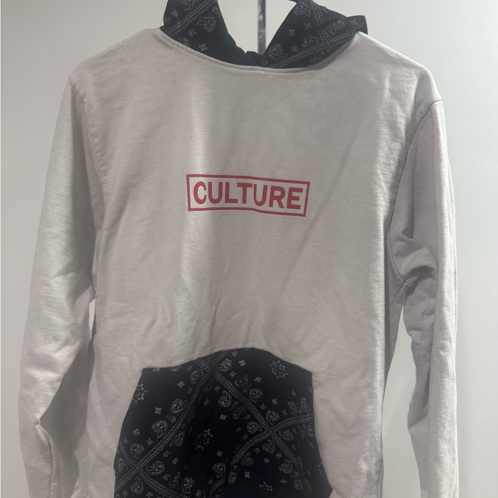Culture White and Black Hoodie